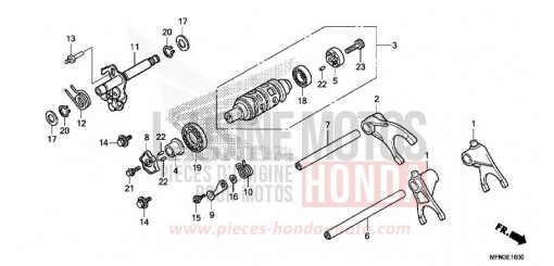 BARILLET DE SELECTION CB1000RAD de 2013